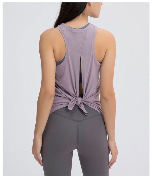 Purple Haze Tie Back Tank Top