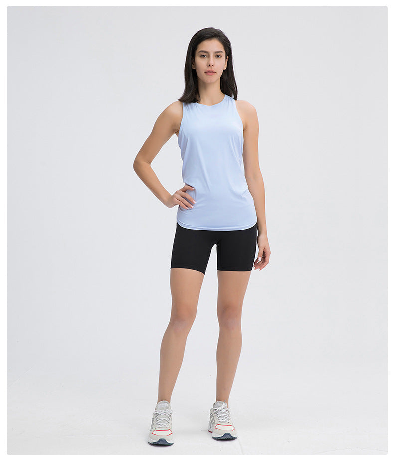 Baby Blue Tie Back Tank Top