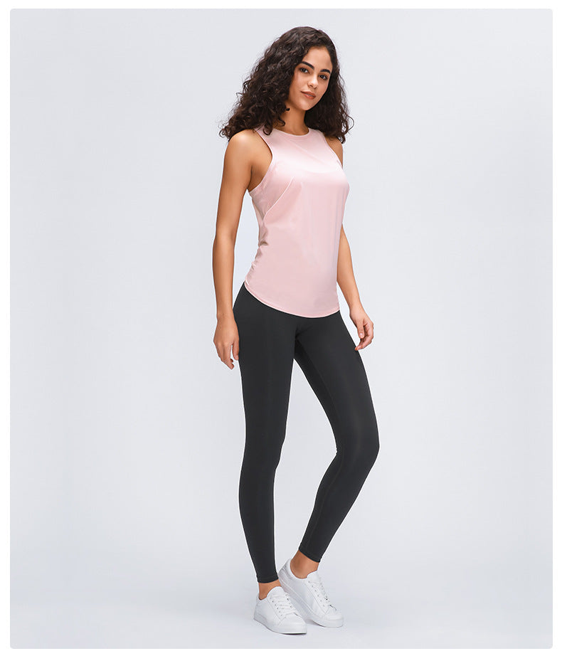 Baby Pink Tie Back Tank Top