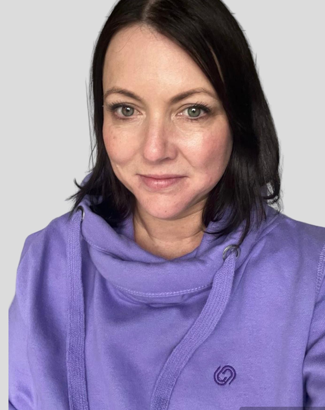 Purple Cross Neck Hoodie Designed By Sports Purple cross neck hoodie designed by sports