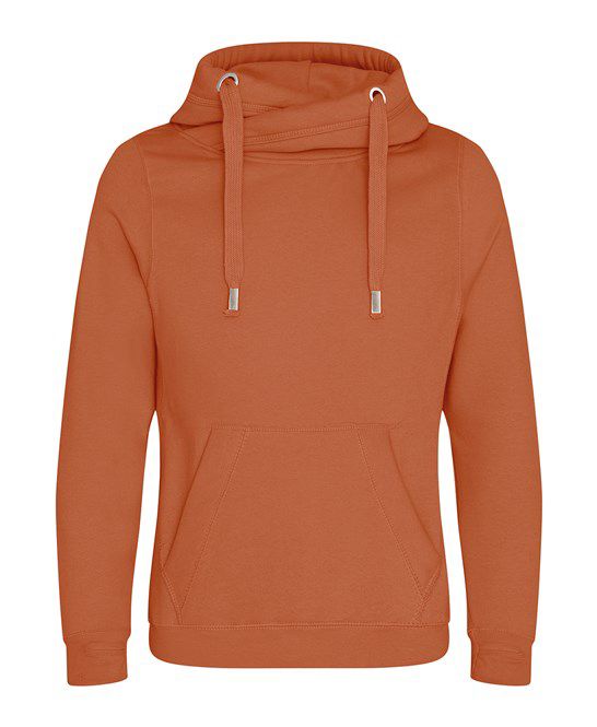 Ginger Biscuit Cross Neck Hoodie