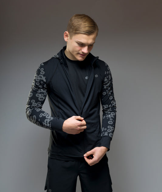 Black DBS Reflective Men's Jacket